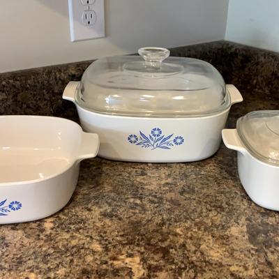 Corningware “Blue Cornflower” Baking Dishes