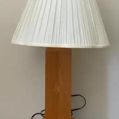 Arts And Craft Oak Table Lamp