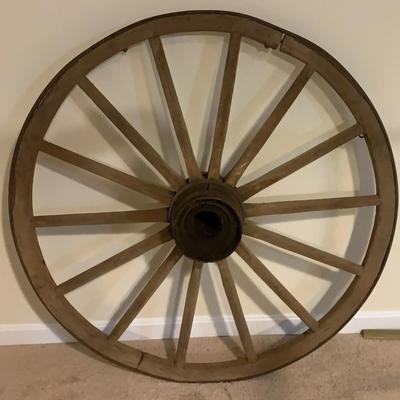 Antique Wagon Wheel 