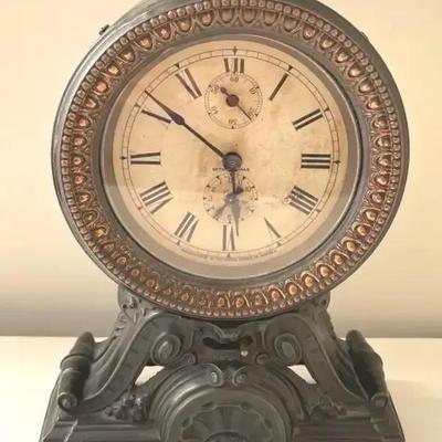 Antique Seth Thomas Wind-up Long Alarm Clock