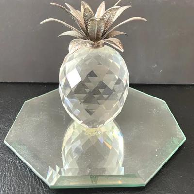 Vintage Swarovski Large Crystal Pineapple 