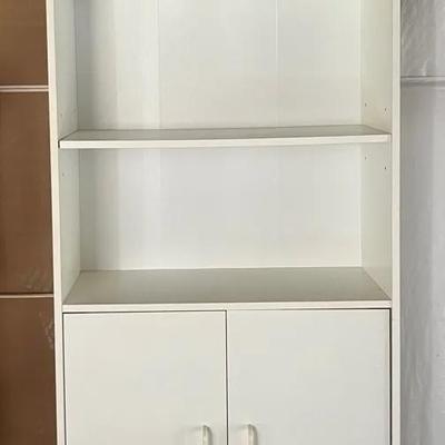 White Laminate Bookcase