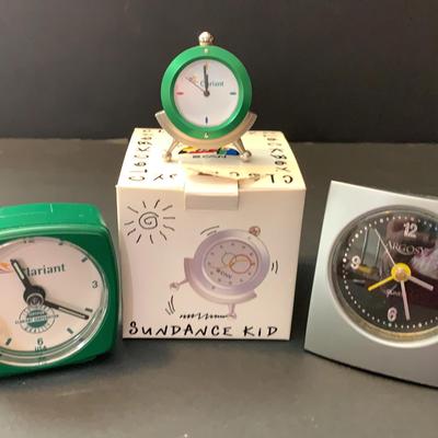 Three Small Clocks