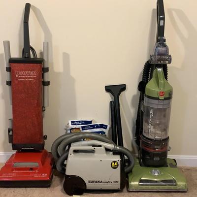 Hoover (2) And Eureka (1) Vacuums