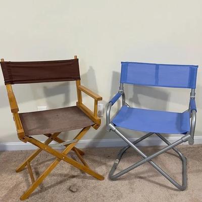 Unmatched Director’s Chairs