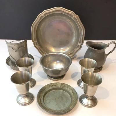 Pewter, Armetale and Tin Decor Items