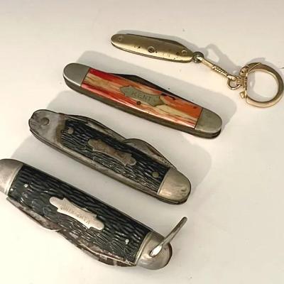 Vintage Pocket Knives (4) 