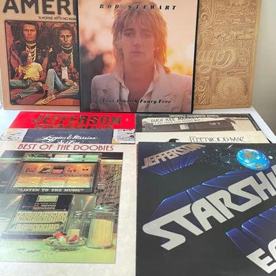 1970’s Rock Albums by America, Chicago, Doobies, Fleetwood Mac (10)