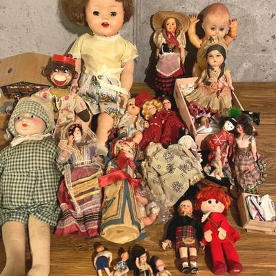 Antique And Vintage Doll Collection, 1920’s-1960’s With Clothing And More 