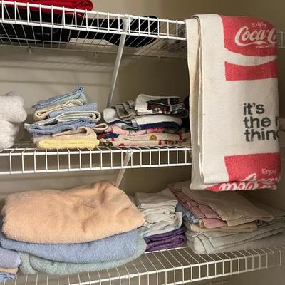 Linen Closet Cleanout with Retro Towels