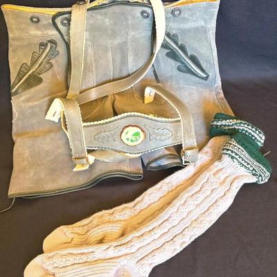 German Lederhosen & Steins/Glassware