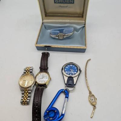 Mixed Group Of Watches ...Seiko, Gruen, Hamilton
