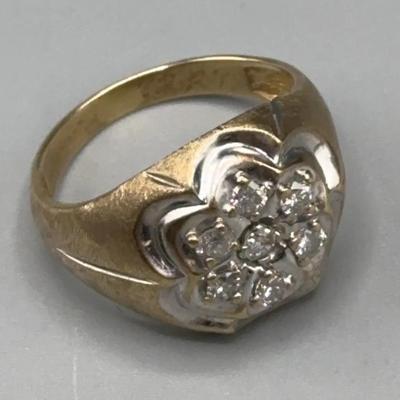 10k Gold Men’s Diamond Ring 