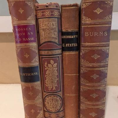 4 Antique Books