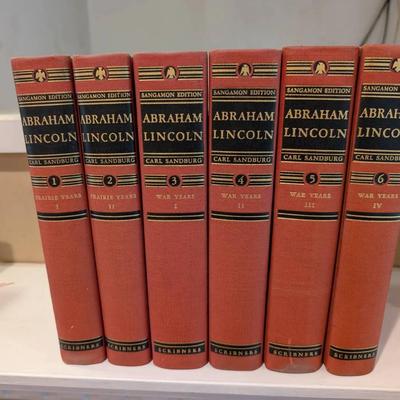 Carl Sandburg's "Abraham Lincoln", 6 Vol. Set