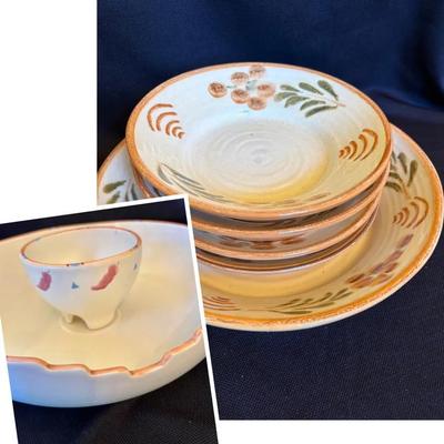 Williams Sonoma Bowls, Taos Chip, And Dip Set