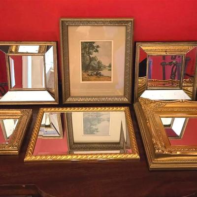Vintage Art Print & Mirrors, & Modern Wall Mirrors 