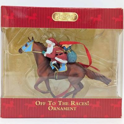 Vintage Breyer "Off to the Races" Christmas Ornament 