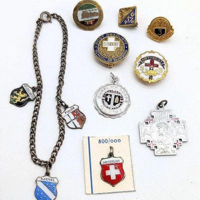 Misc. Pins Charms Pendants | Germany Charm Bracelet | ACS Pin 1/20 10KGF