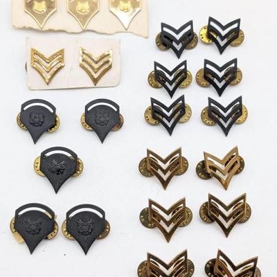 Misc. Military Rank Insignia Pins