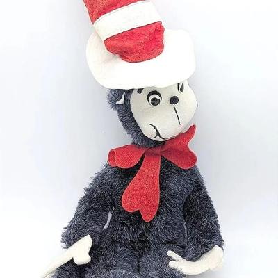 Vintage Cuddle Toy by Douglas The Cat in the Hat Stuffed Animal