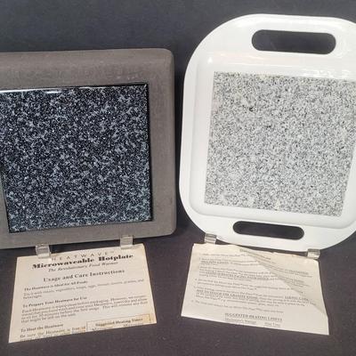 2 Vintage Microwave Hot Plates