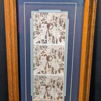 Triple Matted Framed Art by Bev Dolittle "Two More Indian Horses"