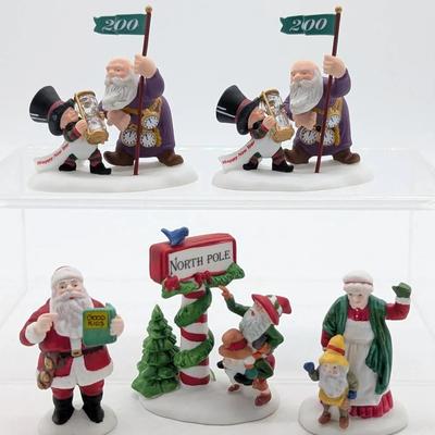 Vintage Miniature Porcelain Dept 56 Christmas Village Figures