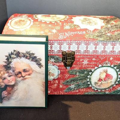 Decorative Christmas Cardboard Storage Boxes