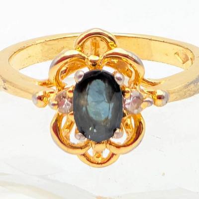 Vintage Sapphire Ring Marked Taiwan