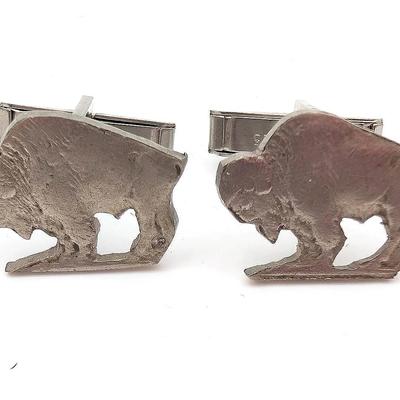 Cufflink Collection | One Pair of Buffalo Nickel Cutout Cufflinks