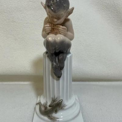 Royal Copenhagen “Faun With Lizard” #433, Vintage 