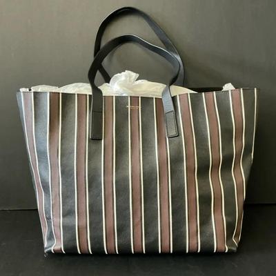 Micheal Kors Collection Prescott East West Tote In Fine Leather