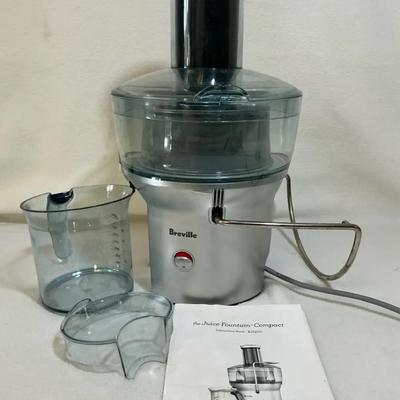 Breville “The Juice Fountain Compact” Juicer With Manual 