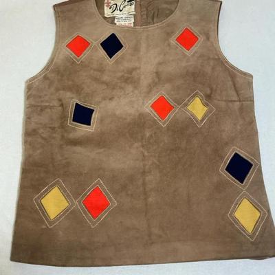Groovy Suede Vest, Vintage 