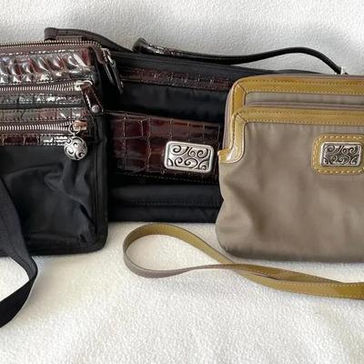 Brighton Crossbody Nylon Handbags, 3pcs