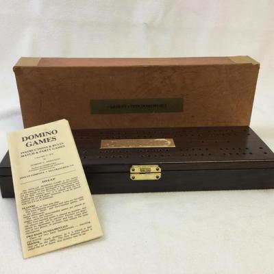 Five-Up Company Hand Crafted Crib & Dominos Board