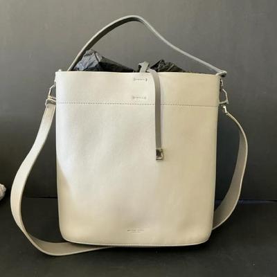 Michael Kors Collection Grey Fine Leather Miranda Tote