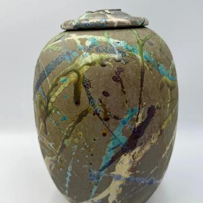 Raku Sergio Naduville Pottery Vessel Palapas Art Studio