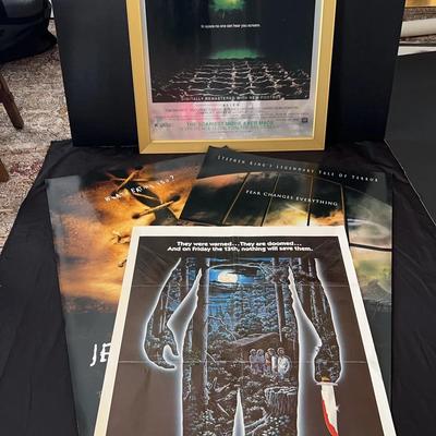 Horror & Sci-Fi Movie Poster Collection Featuring Alien & Friday the 13th