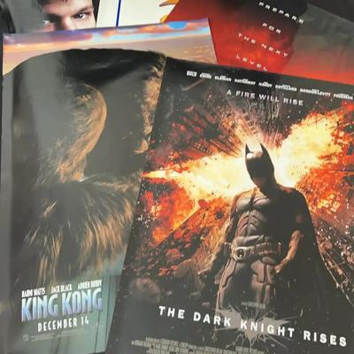 Movie Poster Collection Featuring The Dark Knight Rises, King Kong & More