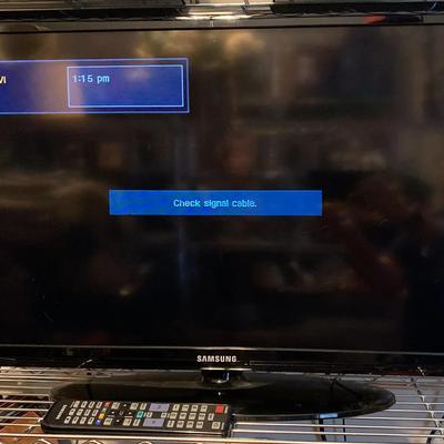 Samsung 33" Flat Screen TV with Remote