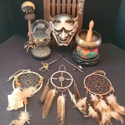 Global Collectibles Featuring Dreamcatchers, Samurai Mask & Alaska Art