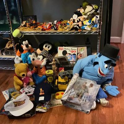 Disney Character Collection Featuring Mickey, Goofy, Winnie the Pooh, Genie & Rocketeer Figure