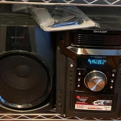 Sharp Bluetooth Mini Component Stereo System with Subwoofer