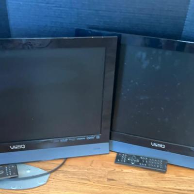 Pair of Vizio 26" TVs with Remotes