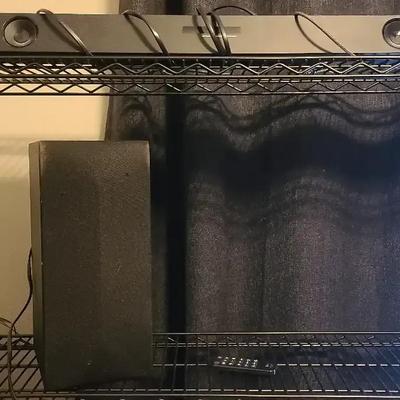 LG Soundbar with Speaker and Remote
