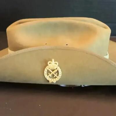 Australian Military Slouch Hat with Royal Australian Corps of Military Police Badge