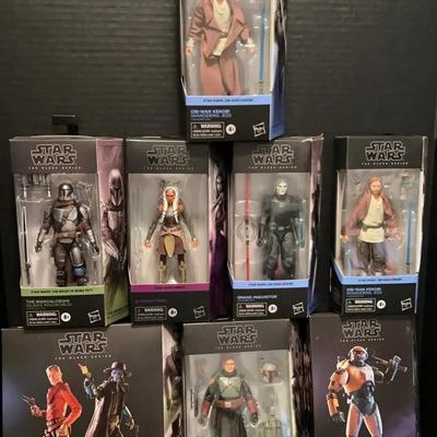Star Wars The Black Series – Hasbro Collectibles Set of Eight