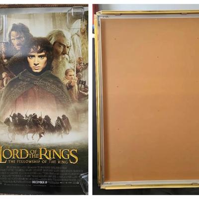 Movie Poster Collection With Metal Display Frame